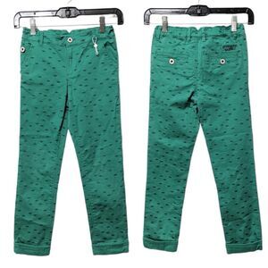 MOODS OF NORWAY Boat Print Boy's Cotton Chino Pants 8